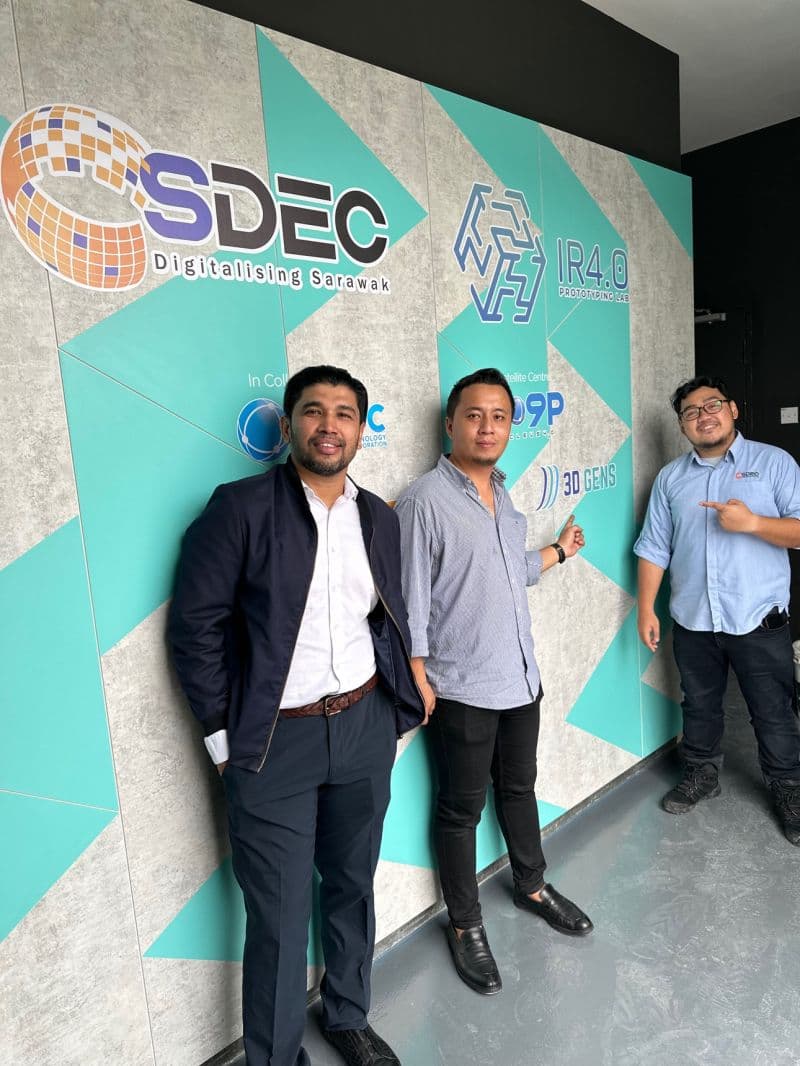 3D Gens team visiting Sarawak with MTDC Malaysia and SDEC for additive manufacturing collaboration