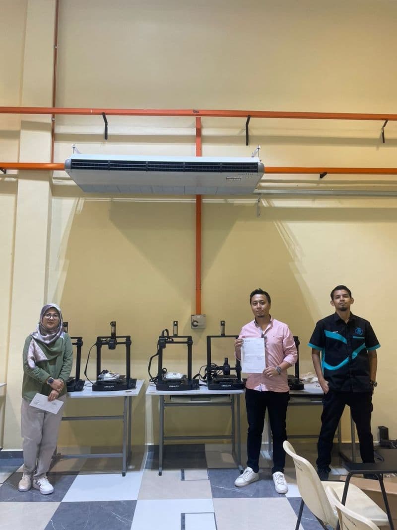 Establishment of MakerLab at Politech Behrang and preparations for the Closing Ceremony of the TVET