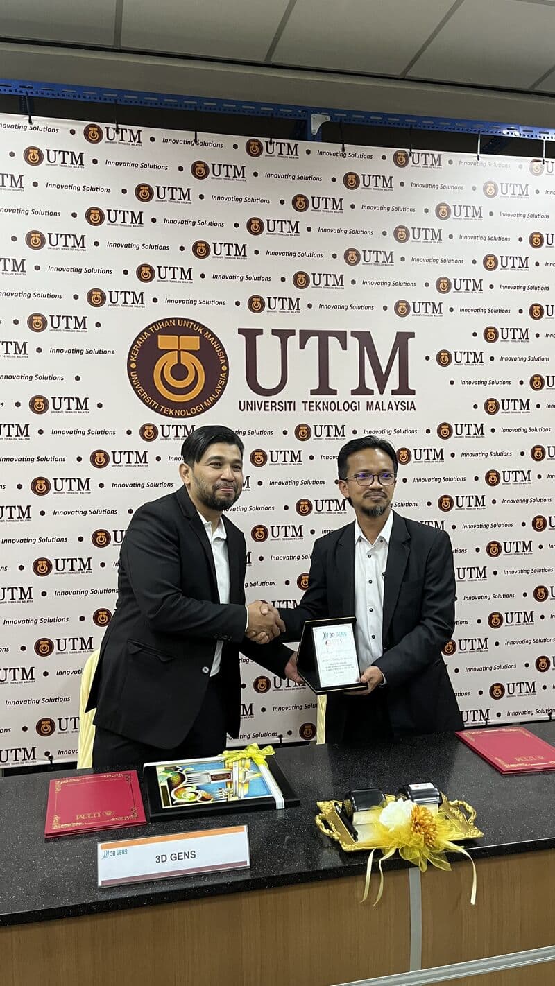 3D Gens accepted as 3D Technology partner for UTM metal printing research collaboration